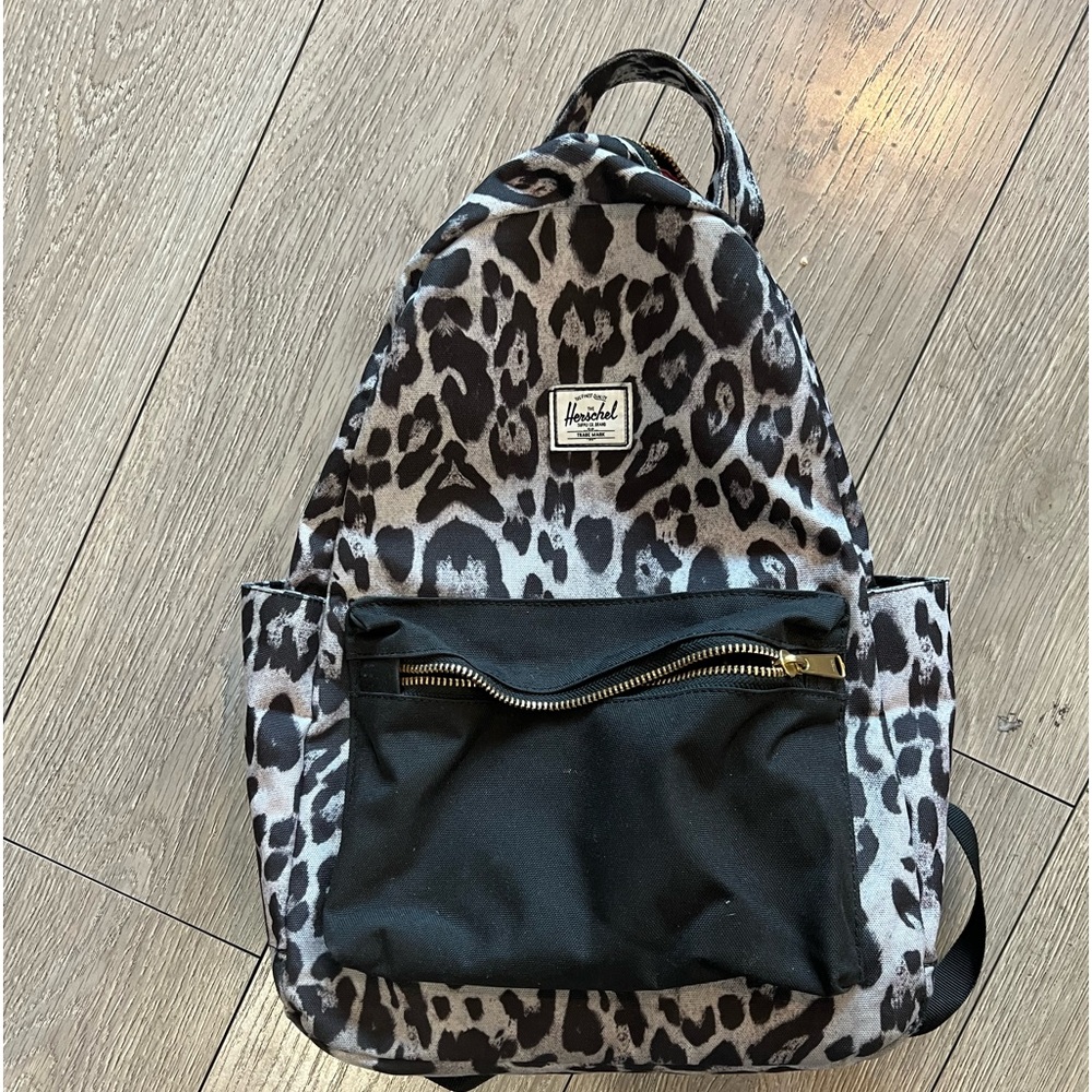 Herschel snow leopard-print backpack